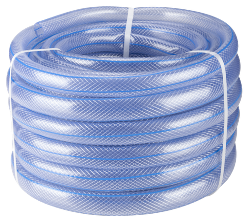 [P009973] Furtun transparent siliconat cu insertie 18 mm 1/2" 20 ml/rola