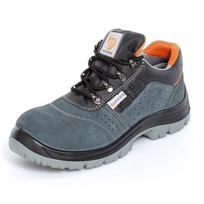 [P000760] Pantofi de protectie din piele, cu bombeu metalic GRAF S1 SRC