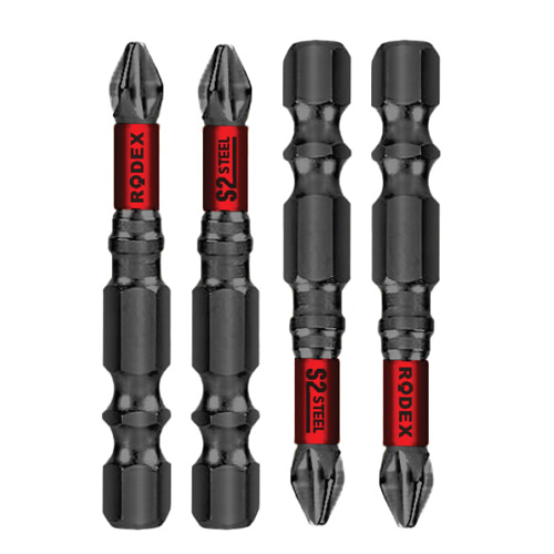 [P011045] Set biti de impact Rodex Torsion BTS1350, PH2 x 50 mm, 2 buc